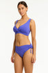 Sea Level Essentials Cross Front Bra Top
